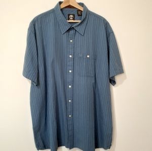 Timberland Men's Casual Stripped Button Down Shirt